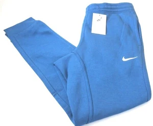 Nike Club Men's Tapered Leg Fleece Lined Jogger pants Marina Blue NWT Ships Free - Picture 1 of 5