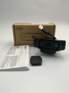 Logitech C920e HD 1080p Mic-Enabled Webcam, certified for Zoom, Microsoft Teams - Photo 1/6