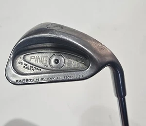 Ping EYE 2 Eye2 S Sand Wedge Black Dot Steel Stiff Right-Hand 35" Shaft Karsten - Picture 1 of 8
