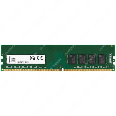 Kingston 16GB 2Rx8 PC4-3200AA DIMM DDR4-25600 Non-ECC 288-Pin Desktop Memory RAM - Image 1 of 2