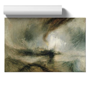 J.M.W. Turner Snow Storm Unframed Wall Art Poster Print Home Decor Living Room - Picture 1 of 4