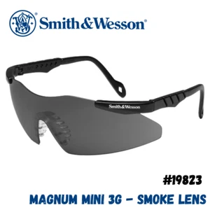 Smith & Wesson Magnum Mini 3G Safety Glasses (#19823) - Smoke Lens - Picture 1 of 2