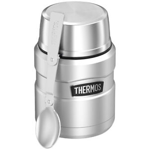 Thermos 16 oz Stainless King Vacuum Insulated Stainless Steel Food Jar Container