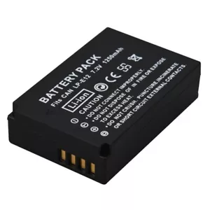 LP-E12 Battery for Canon EOS Kiss M 100D M10 M50 M100 Rebel SL1 SLR Camera - Foto 1 di 1