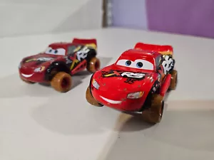 Disney Pixar XRS Lightning McQueen Diecast & Plastic 2 Cars Mattel - Picture 1 of 9