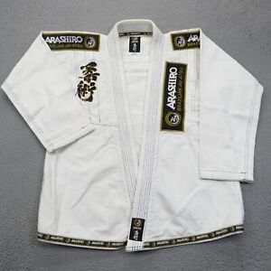 Brazilian Jiu Jitsu Gi A3 White BJJ Training Kimono Ripstop Arashirop Top Shirt