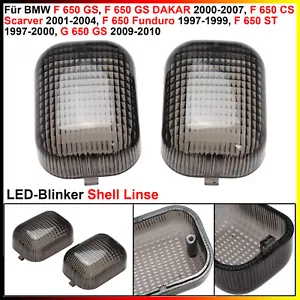 Per BMW F650GS DAKAR/Scarver, F650 Funduro/ST, G650GS - Frecce LED Shell Lente - Foto 1 di 11