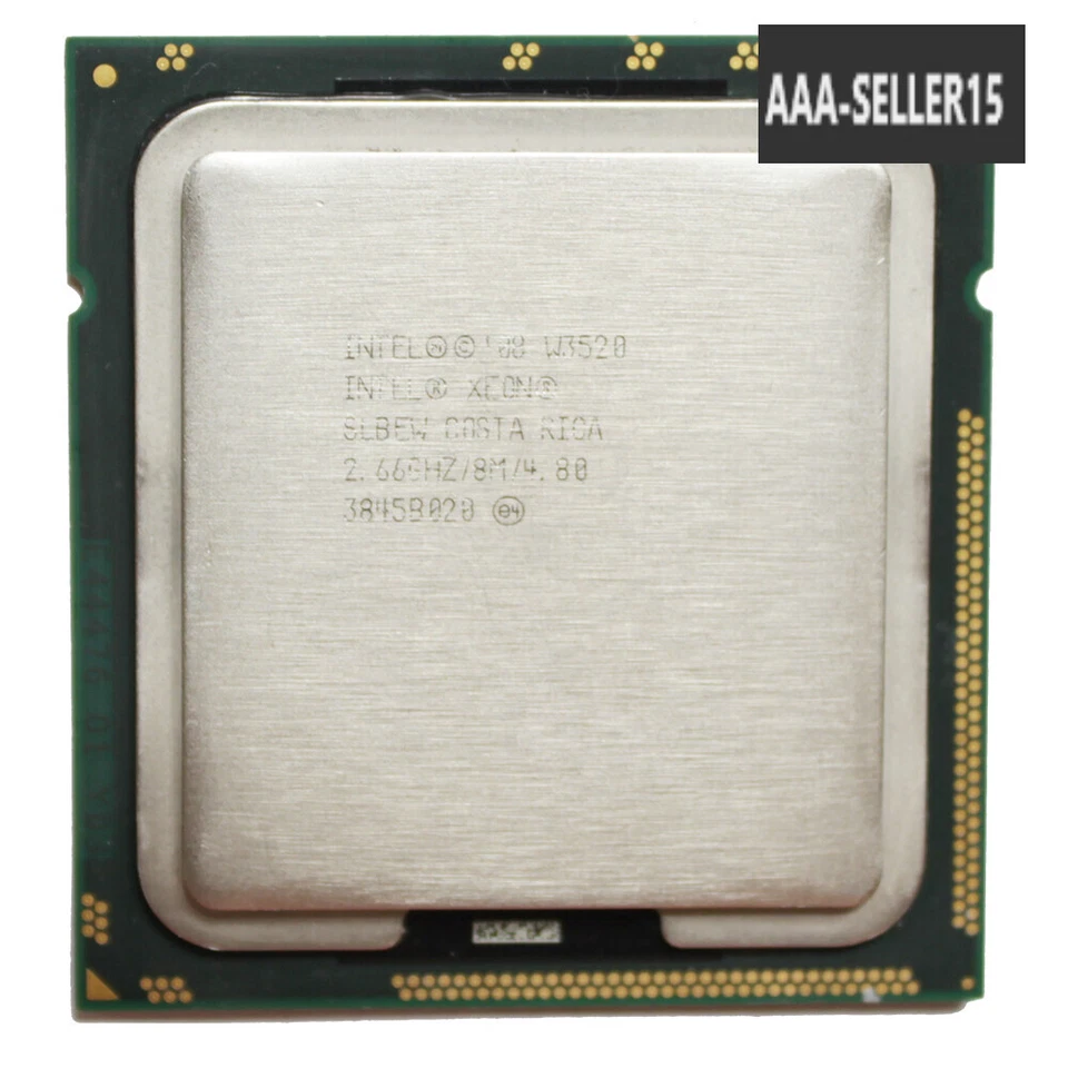 Intel Xeon W3520 SLBEW 2.67GHz 8M Quad Core LGA 1366 Server CPU Processor 130W - Image 1 of 1