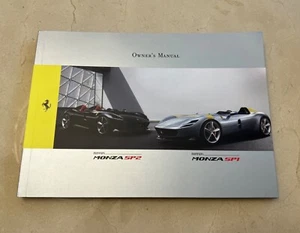 Manuale uso e manutenzione Ferrari Monza SP1 SP2 nuovo - Foto 1 di 4