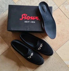 Sioux Meredith 719 H Slipper schwarz 41 mit Wechselfußbett - Wie Neu - Bild 1 von 11