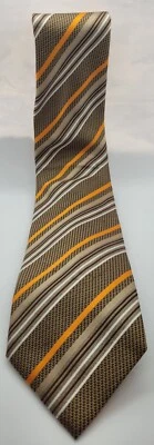 Corbata 100% Seda BYRON ROMA-PIZZA Dispagna 23 Usada en Excelente Condición Hecha en Italia Foto 1 de 4