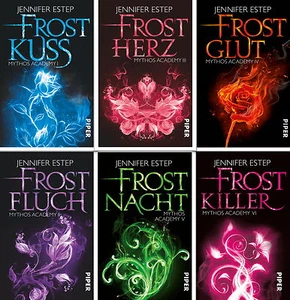 Jennifer Estep Mythos Academy Frostkuss Frostfluch Frostherz Frostglut Frostnach - Bild 1 von 7