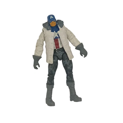 2010 Marvel Captain America Winter Soldier Combat Jacket Action Figure 4" READ - Image 1 of 4