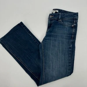White House Black Market Jeans Damen 2S Blau Denim Straight Leg Medium Wash - Bild 1 von 12