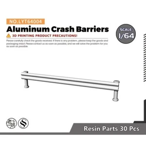 Yao's Studio 1/64 Aluminum Crash Barriers For Model Railroads Display Prop - Picture 1 of 2
