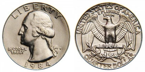 1984 P Washington Quarter Cover
