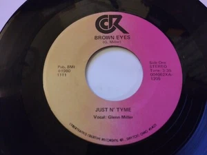 Just N' Tyme - Brown Eyes / Honey Don't VG++ Original Press 45 CCR Record 1980 - Picture 1 of 2
