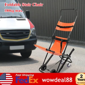 Manual Stair Chair Foldable Emergency Stair Chair Portable Transport Stair Chair - Picture 1 of 13