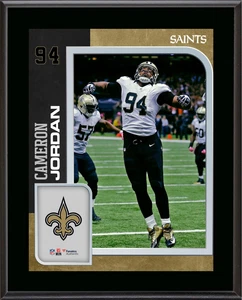 Cameron Jordan Saints 10.5x13 Player Plaque - Fanatics - Picture 1 of 1