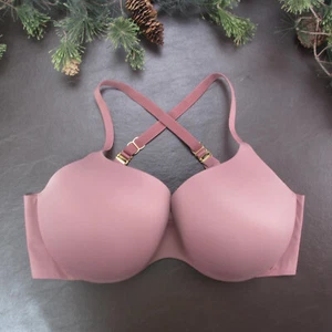 Victoria's Secret Bra 38DDD Pink Padded Underwire Adjustable Clasp Back - Picture 1 of 12