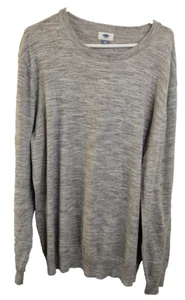 Pullover Old Navy, para hombre, gris jaspeado, talla XXL, nuevo con etiquetas - Imagen 1 de 4