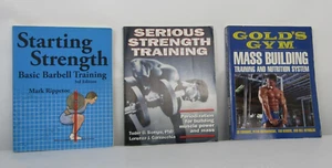 LOT OF 3 STRENGTH TRAINING WORKOUT BOOKS - Picture 1 of 11