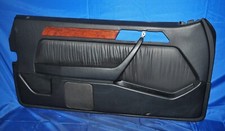 1994 1995 Mercedes A124 C124 Left Side Interior Door Panel Trim Card Black OEM