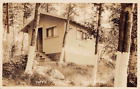 Carte postale photo Taft's The Willows Cabin Lummi Island RPPC Whatcom Beach WA vintage