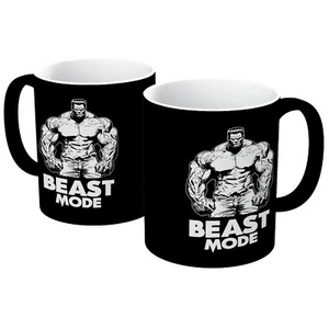Beast Mode Bodybuilding Powerlifting Fitness Gym Kit Mug Cup In Various Colours - Picture 1 of 12