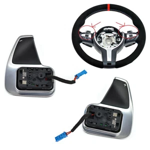 For BMW 3 F30 4 F32 X5 F15 Steering Wheel Shift Paddles 61319242983 - Picture 1 of 7