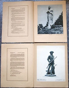 Artext Prints, Inc, Westport, CT/#507-Black Hawk, Taft & #502-Minute Man, French - Picture 1 of 2