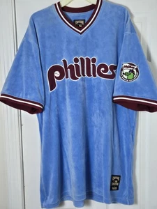Cooperstown Collection Philadelphia Phillies 1980 World Series Velour Jersey L - Bild 1 von 8