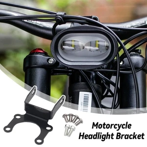 Ebike Headlight Bracket Motorcycle Headlamp Mounting Bracket Accessories - Foto 1 di 8