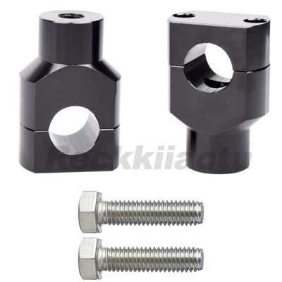 Elevadores de manillar 25 mm 7/8" para Yamaha Suzuki Honda Kawasaki con soportes de barra Foto 1 de 4