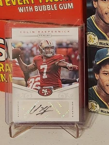 Colin Kaepernick AUTO 2012 Panini Authentic Signature AUTOGRAPH Card #20 Rare! - Picture 1 of 6