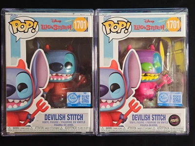Funko Pop! - Набор стежков Devlish - Standard & Chase с жесткими поп-защитными пленками #1701 - Изображение 1 из 4