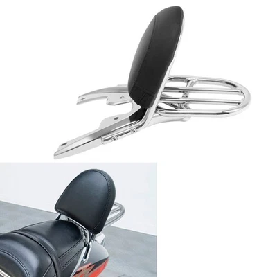 Portaequipajes con respaldo de barra Sissy apto para Harley V-ROD VRSCA VRSCB VRSCD 2002-2006 Foto 1 de 4