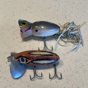 Fred Arbogast Jitterbug and Hula Popper Fishing Lures - Picture 1 of 5