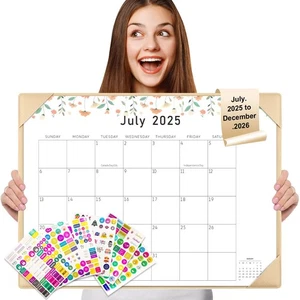 Large Desk Calendar 2025-2026 with Desktop Mat - 18 Month Table Calendar, 22"... - Picture 1 of 8