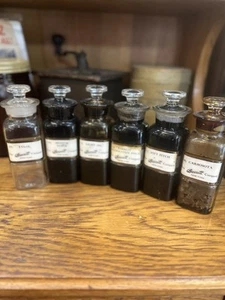 Sechs antike The Barrett Company Dachdecker Musterflaschen New York, sehr selten - Bild 1 von 6