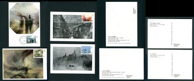 1975 Turner MAXI Philart Postcards. PHQ. London First Day. SG 971-974 - Image 1 of 3