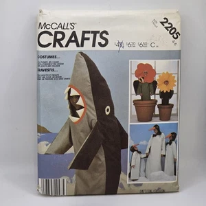 McCall's Costume Pattern 2205 Shark, Penguin & Flower Child Sz 4-6 Uncut - Picture 1 of 8