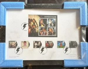 David Bowie Framed Collectors (2017) LIMITED EDITION Royal Mail Stamps #660/4995 - Bild 1 von 5
