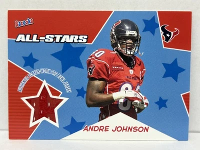 2005 Topps Bazooka - All-Stars Relics Andre Johnson Texans Pro Bowl Patch - Image 1 of 2