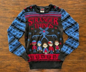 Stranger Things Sweater Women S Pullover Long Sleeve Christmas Eleven Ugly Tshir - Picture 1 of 9