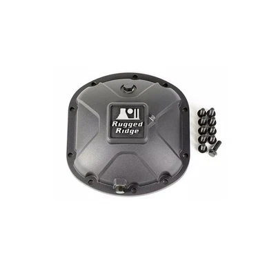 Rugged Ridge Black Aluminum Differential Cover for Wrangler CJ7 CJ5 w/ Dana 30 - Image 1 of 4