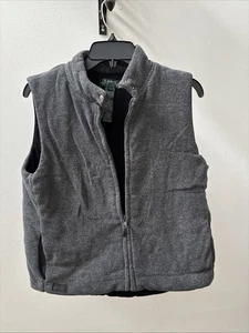 Polo Ralph Lauren Grey Full Zip Fleece Vest Women’s Size P/M - Picture 1 of 9