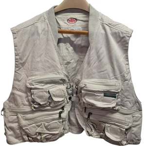R.L. Chaleco de Pesca Winston XXL Beige Multi Bolsillo Pesca con Mosca Utilitario Exterior - Imagen 1 de 11