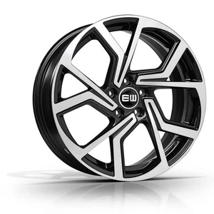 CERCHIO LEGA 7,0J17 5X112 40 57,06 ELITE WHEELS CYCLONE BLACK POLISH - Imagen 1 de 2