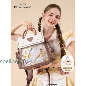NUEVO Meowbunny Itabag Mochila Ocio Viajes Anime Juegos Bolso de Mano Regalos Bolso PU - Imagen 1 de 28